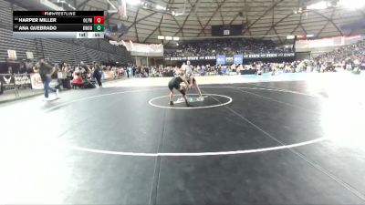 Girls 4A 125 lbs Cons. Round 2 - Ana Quebrado, Kentwood (Girls) vs Harper Miller, Olympia (Girls)