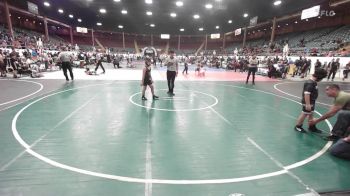 100 lbs Quarterfinal - Aiden Rudolph, NM Gold vs Marcos Sanchez, New Mexico Punishers