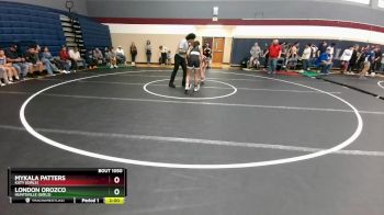 107 lbs Round 3 - London Orozco, Huntsville (Girls) vs Mykala Patters, Katy (Girls)