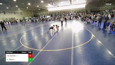 113 lbs Semifinal - Easton Olson, Sanderson Wrestling Academy vs Nolan Carlson, Champions Wrestling Club