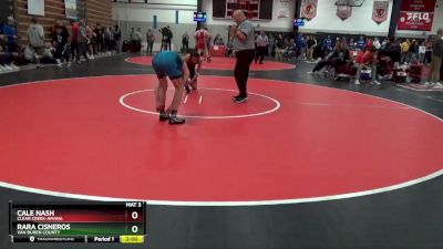 120 lbs Round 3 - Cale Nash, Clear Creek-Amana vs Rara Cisneros, Van Buren County