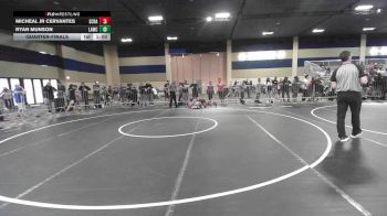 130 lbs Quarterfinal - Micheal Jr Cervantes, Scrap Yard Garage vs Ryan Munson, Lawc
