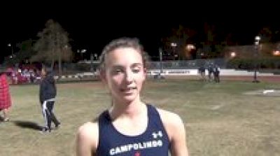 Carrie Verdon (Campolindo) wins Dream Miler qualifier but still needs qualifying time at 2012 Azusa Meet of Champions