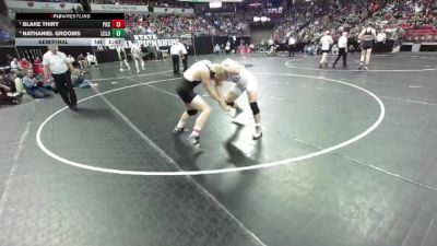 D2-215 lbs Semifinal - Blake Thiry, Prairie Du Chien vs Nathaniel Grooms, Lake Country Luth.