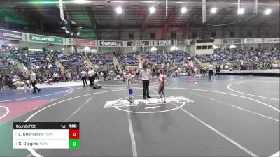 66 lbs Round Of 32 - Landon Gherardini, Team Grand Valley Elite vs Strider Diggins, Tnwc