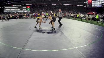D2-144 lbs Champ. Round 1 - Bryce Morrison, Hamilton HS vs Zakary Vanbuskirk, Airport HS (Carleton)