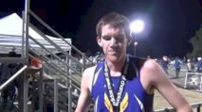Kevin Bishop (Monta Vista) pleased with 3rd place finish in Dream Mile qualifier at 2012 Azusa Meet of Champions