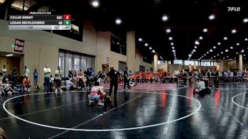 132 lbs Round 5 (6 Team) - Logan Becklehimer, Assassins Black vs Collin Denny, North Shelby Regulators Red