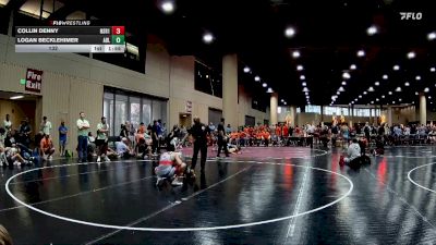 132 lbs Round 5 (6 Team) - Logan Becklehimer, Assassins Black vs Collin Denny, North Shelby Regulators Red