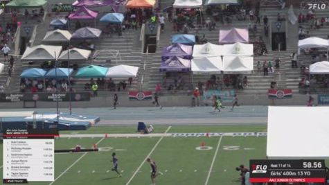 2026 AAU Junior Olympic Games - Youth Girls' 400m, Semi-Finals 12 - Age 13