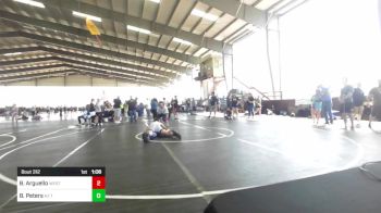 130 lbs Round Of 16 - Bently Arguello, West Amarillo Rino WC vs Brody Peters, AZ Tilters