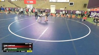 120 lbs 7th Place Match - Joey Enzminger, ND vs Toby Shipman, OK