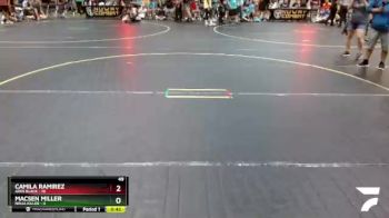 49 lbs Round 4 (6 Team) - Camila Ramirez, Ares Black vs Macsen Miller, Ninja Killer