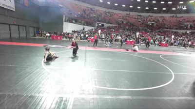 80 lbs 1st Place Match - Addie Lunn, BigWater vs Lindsay Wittig, Neenah Youth Wrestling