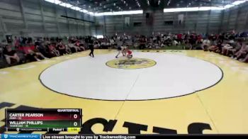 100 lbs Quarters & 1st Wb (16 Team) - Carter Pearson, Iowa vs William Phillips, Tennessee