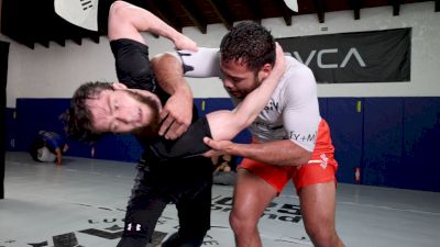 Wrestle-Jitsu: Elder Cruz Slippery No-Gi Round with Russian Training Partner