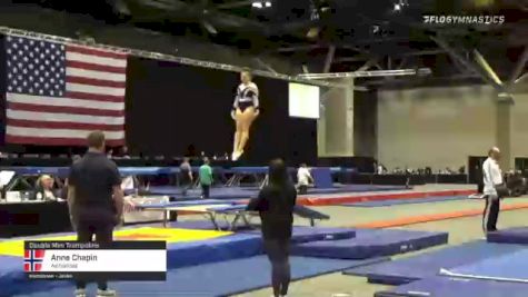 Anne Chapin - Double Mini Trampoline, Airbendes - 2021 USA Gymnastics Championships