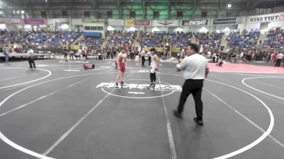 135 lbs Consi Of 16 #1 - Johnathan Potts, Brush Middle School vs Josiah Martinez, Las Animas Junior High