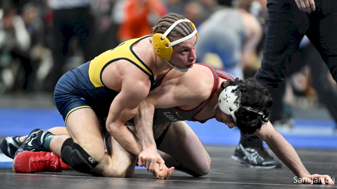 125 lb R16, Nick Suriano, Michigan vs Anthony Noto, Lock Haven