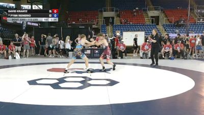 113 lbs Champ. Rd Of 64 - David Krantz, Pennsylvania vs Fynn Reinerio, Kansas