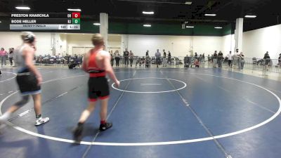 136 lbs Semifinal - Preston Kharchla, OH vs Bode Heller, NJ