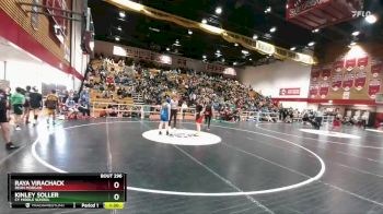 120-128 lbs Quarterfinal - Raya Virachack, Dean Morgan vs Kinley Soller, CY Middle School