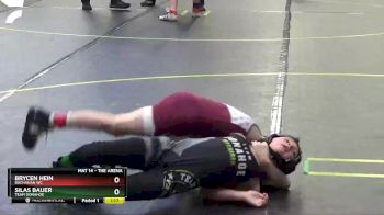 69 lbs Cons. Semi - Silas Bauer, Team Donahoe vs Brycen Hein, Buchanan WC