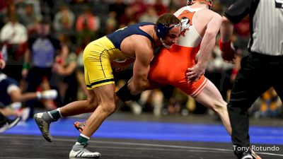 174 lb Quarterfinal, Logan Massa, Michigan vs Dustin Plott, Oklahoma State