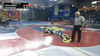 110 lbs Champ. Round 3 - Aleeya Rideoutt, Washington vs Olivia Mitchell, East Brunswick