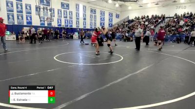 160 lbs Cons. Round 4 - Emma Estrada, Rancho Cucamonga vs Julia Bustamante, Fullerton