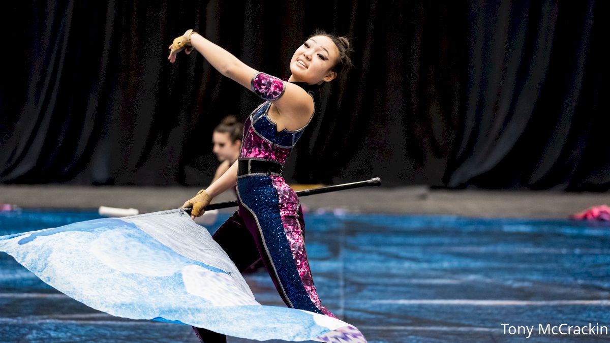 WGI 2022 Carmel HS - Unedited Warmup With the Weapon Line