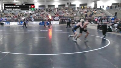 A 150 lbs Cons. Round 1 - Briston Moore, Cascade High School vs Tanner Aldridge, Harpeth High School