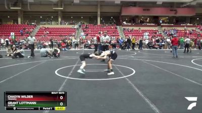 70 lbs Semifinal - Grant Lottmann, SlyFox vs Chasyn Wilder, Triumph