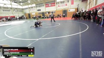 125 (127) Champ. Round 2 - Kaylyn Williams, Granada vs Sierra Monaghan, Amador Valley