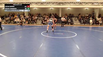 215 lbs Round 2 (16 Team) - Isaiah Cisneros, Millard West vs Lucas Weber, Alliance