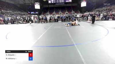 145 lbs Rnd Of 128 - Gabriel Delgado, Nevada vs Mikey Williams, New Jersey
