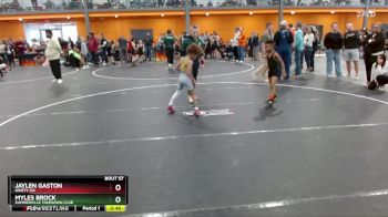 60 lbs Cons. Round 4 - Jaylen Gaston, Ninety Six vs Myles Brock, Summerville Takedown Club