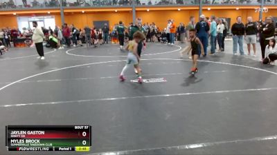 60 lbs Cons. Round 4 - Jaylen Gaston, Ninety Six vs Myles Brock, Summerville Takedown Club