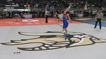 Champ. Round 1 - Chase Cole, Lincoln East vs Gable B. Jernigan, Omaha Westside