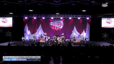 Farley Middle School [2025 Novice JH/MS Crowd Leading Day 1] 2025 NCA State of Texas Regional