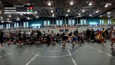 120 lbs Round 1 - Perry Haynes, Team Clay Wrestling vs Luca Galletta, Clay