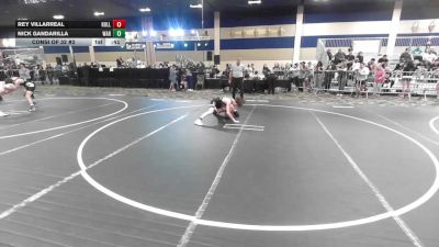 106 lbs Consi Of 32 #2 - Rey Villarreal, Rolling Hills WC vs Nick Gandarilla, War