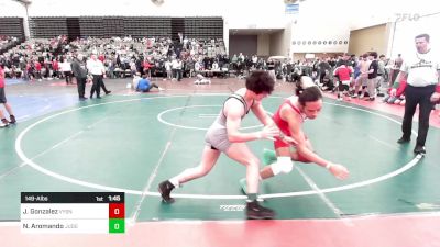 149-A lbs Quarterfinal - Jordan Gonzalez, Valley Steam North vs Nick Aromando, Judgement Zone