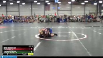 130 lbs Round 2 - Mason Young, Oklahoma Outlaws vs Caiden Hodge, Terps Xtreme