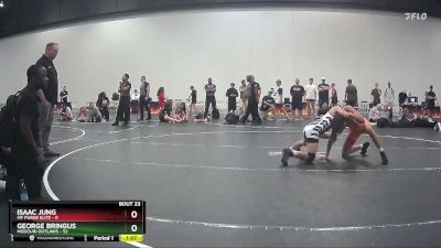 115 lbs Round 5 (10 Team) - George Bringus, Missouri Outlaws vs Isaac Jung, MF Purge Elite