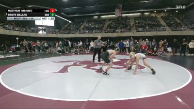 110 lbs Semifinal - Matthew Imbimbo, Long Hill vs Dante Dillard, Wind Gap