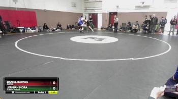 215 lbs Quarterfinal - Daniel Barnes, Clovis vs Jermiah Mora, John H Pitman