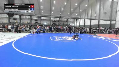 16U Boys FS - 100 lbs Champ. Round 2 - Justin Tucker, OR vs Marcos Moran, WA