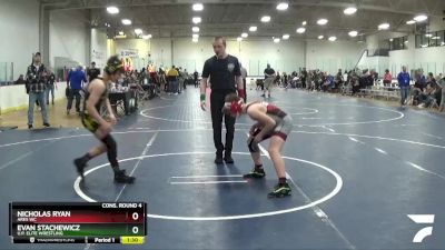 105 lbs Cons. Round 4 - Nicholas Ryan, Ares WC vs Evan Stachewicz, U.P. Elite Wrestling