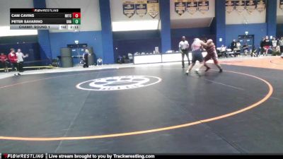 285 lbs Champ. Round 1 - Peter Savarino, Unattached vs Cam Cavins, Noke Wrestling RTC